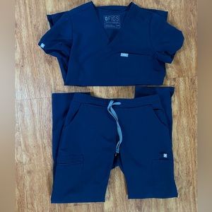 Navy Figs Yola Skinny Scrub Pants